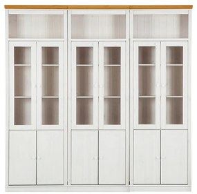 Бяла витрина от масивен бор 518x223 cm Anita – Støraa