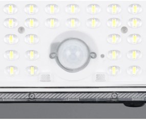 LED стенно външно осветително тяло с таймер и соларен панел (височина 19 cm) Acora – Trio