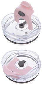 Розова термочаша със сламка 1,2 l Termo – Orion