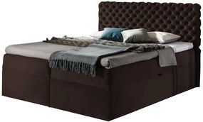 Тапицирано легло Chesterfield-Kokkino-160 x 200