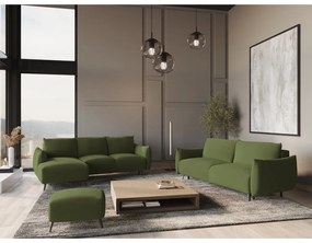 Зелен ъглов диван (ляв ъгъл) Malie – Makamii