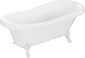 Mexen Retro свободностояща вана 150 x 73 см, бяла, бели крака - 53251507300-20
