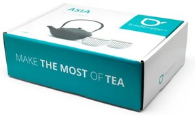 Бяло-черен сервиз за чай от порцелан и чугун Shanxi – Bredemeijer