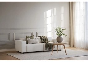 Кръгла маса за кафе в дъбов декор в естествен цвят 90x90 cm Yumi - Rowico