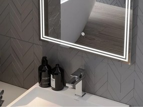 Mexen Taco осветено банско огледало 50 x 70 см, LED 6000K, анти-мъгла - 9805-050-070-611-00