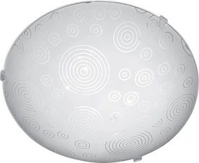 Плафониера ОЗОН LED, ø300, бял гланц, 18W, 4000K