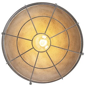 Индустриален плафон антично сребро 32 см - Course