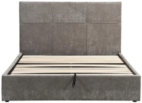 Тапицирано легло Raziel-Кафяво-160x200-Lift-Storage