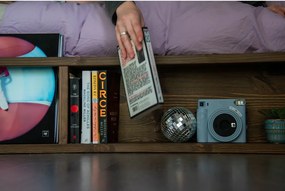 Кафяво борово двойно легло с решетка 160x200 cm Ziggy - Karup Design