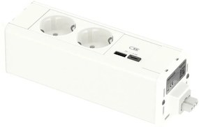 SE Модул 2х шуко и 2хUSB тип A+C цвят Бял Unica System+  /до изчерпване/ - INS44220