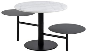 Бяла кръгла масичка за кафе ø 60 cm Lahti – Actona