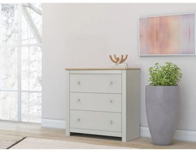 Сив висок скрин 81x35 cm Emerald – Støraa