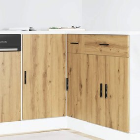 854297 vidaXL мивка база кабинет Lyon Artisan дъб инженерна дървесина