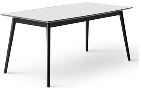 Сгъваема маса за хранене с бял плот и допълнителна плоча 90x165 cm Meza – Hammel Furniture