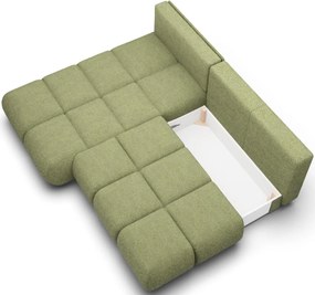 Ъглов Диван Лимо - Маслинен - Ляв