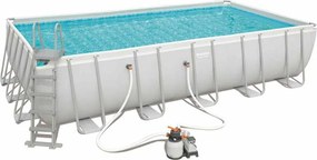 Bestway - Сглобяем басейн Power Steel Rectangular 732 cm x 366 cm x 132 cm