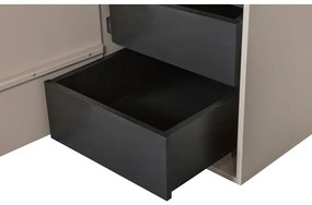 Кремав модулен гардероб от борова дървесина 400x200 cm Daily – vtwonen