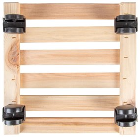 Дървена подвижна стойка за саксии (височина 8 cm) Indoor &amp; Outdoor – Esschert Design