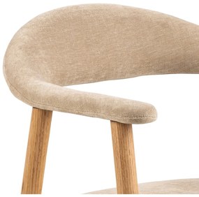 Бежов/естествен трапезен стол Addi – Actona