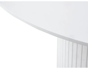 Кръгла сгъваема трапезна маса с допълнителна плоча ø 120 cm Nola – Unique Furniture