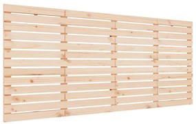 824668 vidaXL Стенна табла за спалня, 206x3x91,5 см, борово дърво масив