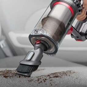 Вертикална прахосмукачка Dyson V11 Advanced Nickel/Purple 479333-01, 200AW, 760 мл, 125000 об/мин, Автомония 60 мин, HEPA, Лилав/Никел