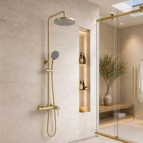 Комплект за душ Rea Foster Brush Gold