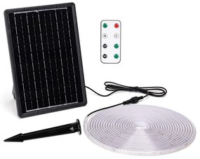 Aigostar - LED Димируема соларна лента LED/10W/3,2V 10 m 6500K IP65 + д.у.