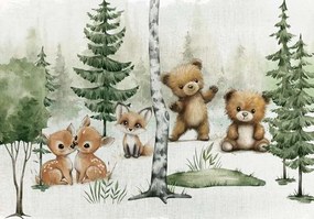 15871 - Детски тапет горски животни