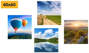 Комплект картини – Изглед към прекрасната природа