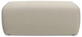 Бежова кадифена табуретка Kapua – Makamii