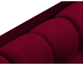Ъглов диван от червено кадифе , ляв ъгъл Bali - Cosmopolitan Design