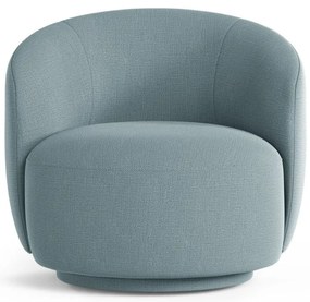 Светлосиньо въртящо се кресло Letizia – Micadoni