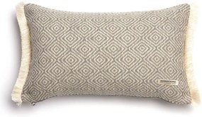 Декоративна калъфка за възглавница Aslanis Home Panion-Ekrou - Mpez-30 x 50 cm