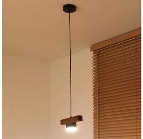 Duolla - Полилей на кабел IRONLINE 1xGX53/3W/230V бор/дъб/черно