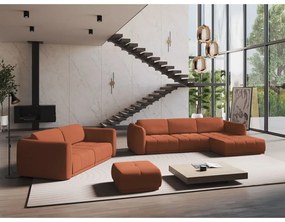 Оранжев диван 210 cm Hoku – Makamii