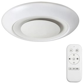 Rabalux 2493 - LED RGB Димируема Лампа за таван CALVIN LED/18W/230V бяла