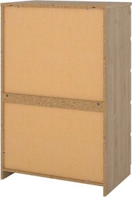 Скрин от декор от дъб в естествен цвят 77x121x50 cm Naia – Tvilum