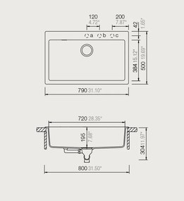 Мивка Schock Manhattan Cristalite 30080-Gkri