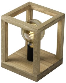 Spot-Light 7154174 - Настолна лампа KAGO 1xE27/60W/230V в цвят матов дъб