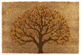 Изтривалка от кокосови влакна 40x60 cm Autumnal Tree of Life – Artsy Doormats