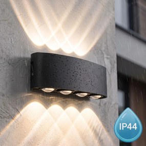 Фасадна лампа Аплик LED JNH041-8G Black