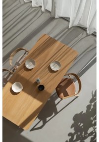 Трапезна маса с дъбов плот 220x90 cm Tink - Gazzda