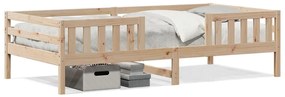 846973 vidaXL Рамка за легло без матрак, 90x200 см, масивна чамова дървесина
