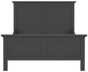 Сиво двойно легло 140x200 cm Paris – Tvilum