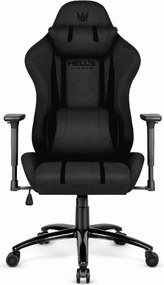 Ергономичен геймърски стол HC-1013 - черно покритие от висококачествен плат