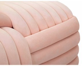 Светлорозова кадифена пейка Softy – Mauro Ferretti