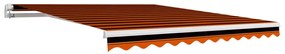 Sonata Платнище за тента и сенник, оранжево и кафяво, 300x250 см