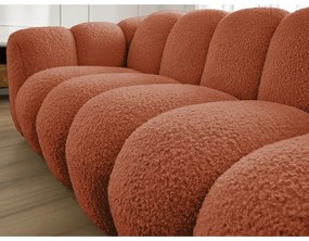Диван от прежда с примки от букле в тухлен цвят 232 cm Hippolyte – Bobochic Paris
