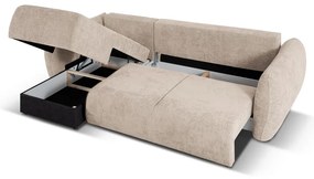 Бежов ъглов диван (ляв ъгъл) Matera - Cosmopolitan Design